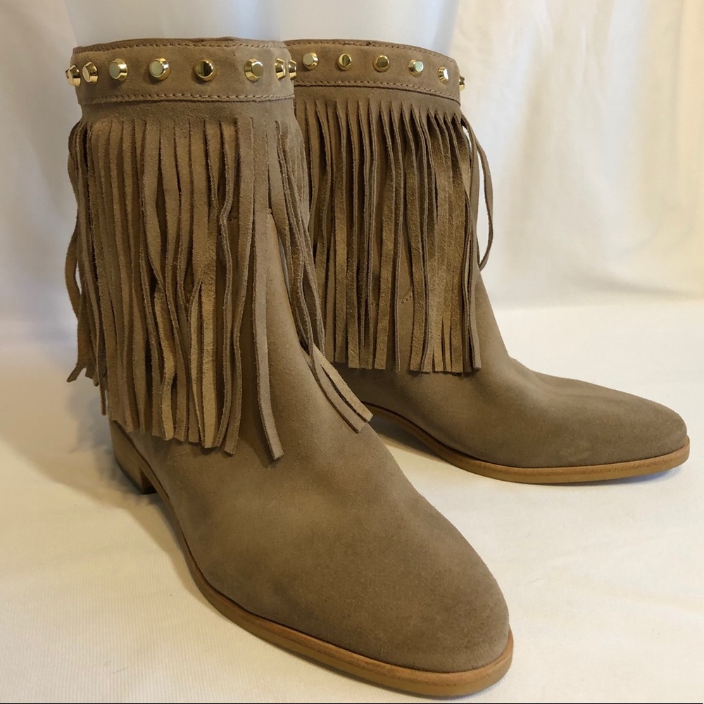 Michael Kors Billy Fringe Booties
